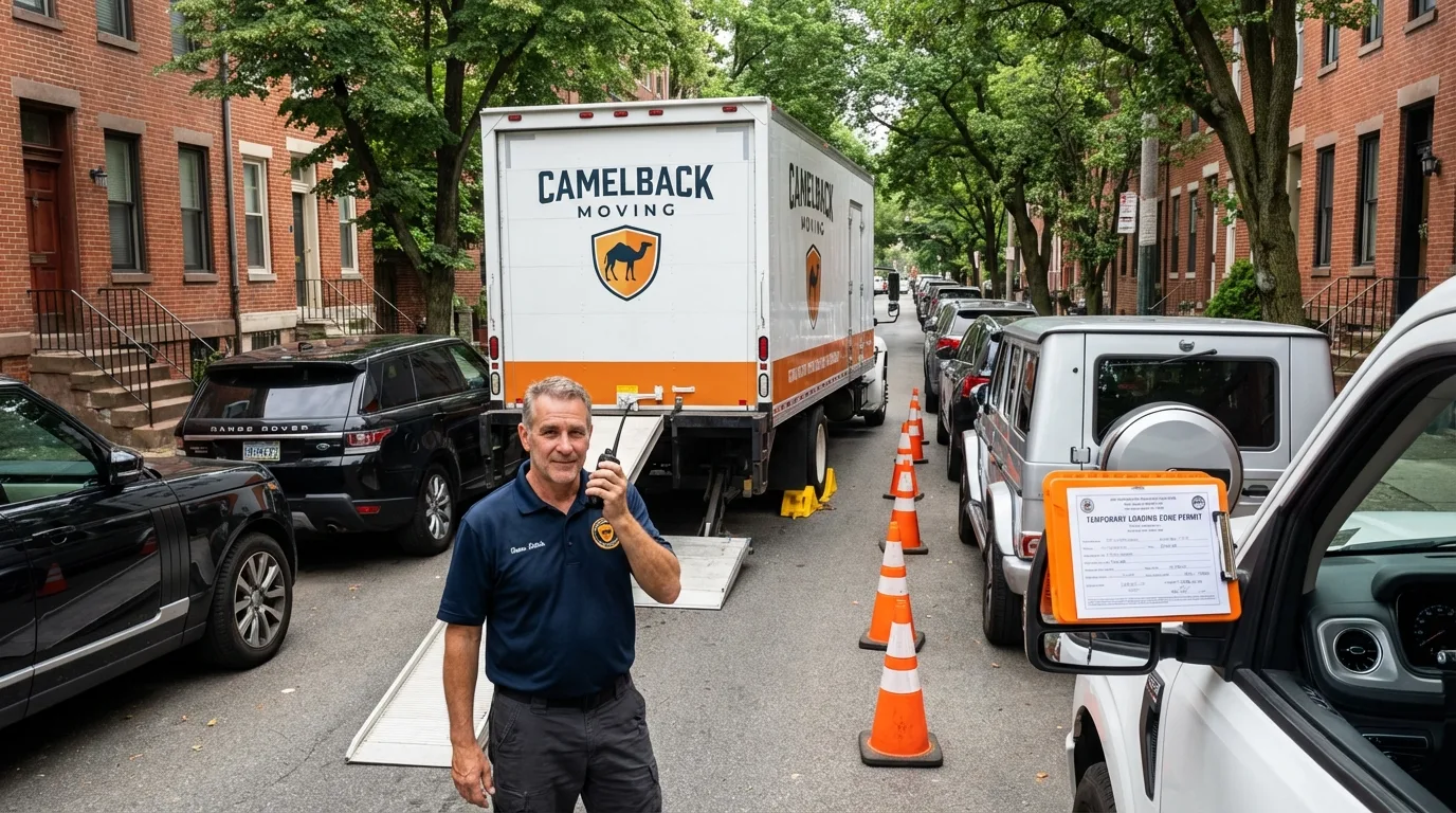 City street loading permit setup in Yeagertown, PA